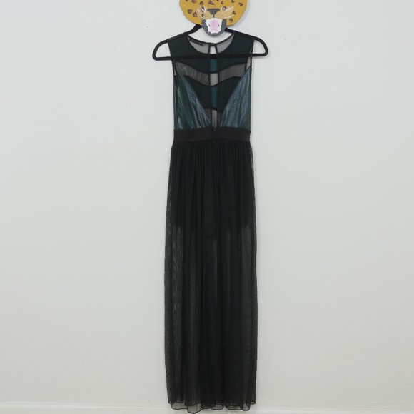 Mystic Sheer Cut Out Long Skirt Sleeveless Dress - Picture 7 of 9